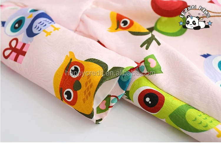 LEZONKIDS - Vestido impresso por atacado para meninas, vestido de aniversário, vestido de princesa para 2-12 anos, cor-de-rosa, fabricado na China
